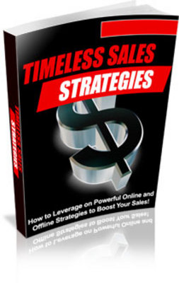 Product picture Timeless Sales Strategies - PLR